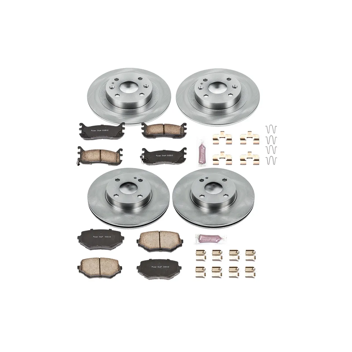 Z17 Direct Replacement Kit: Rotors; Ceramic Pads W/Hardware product image