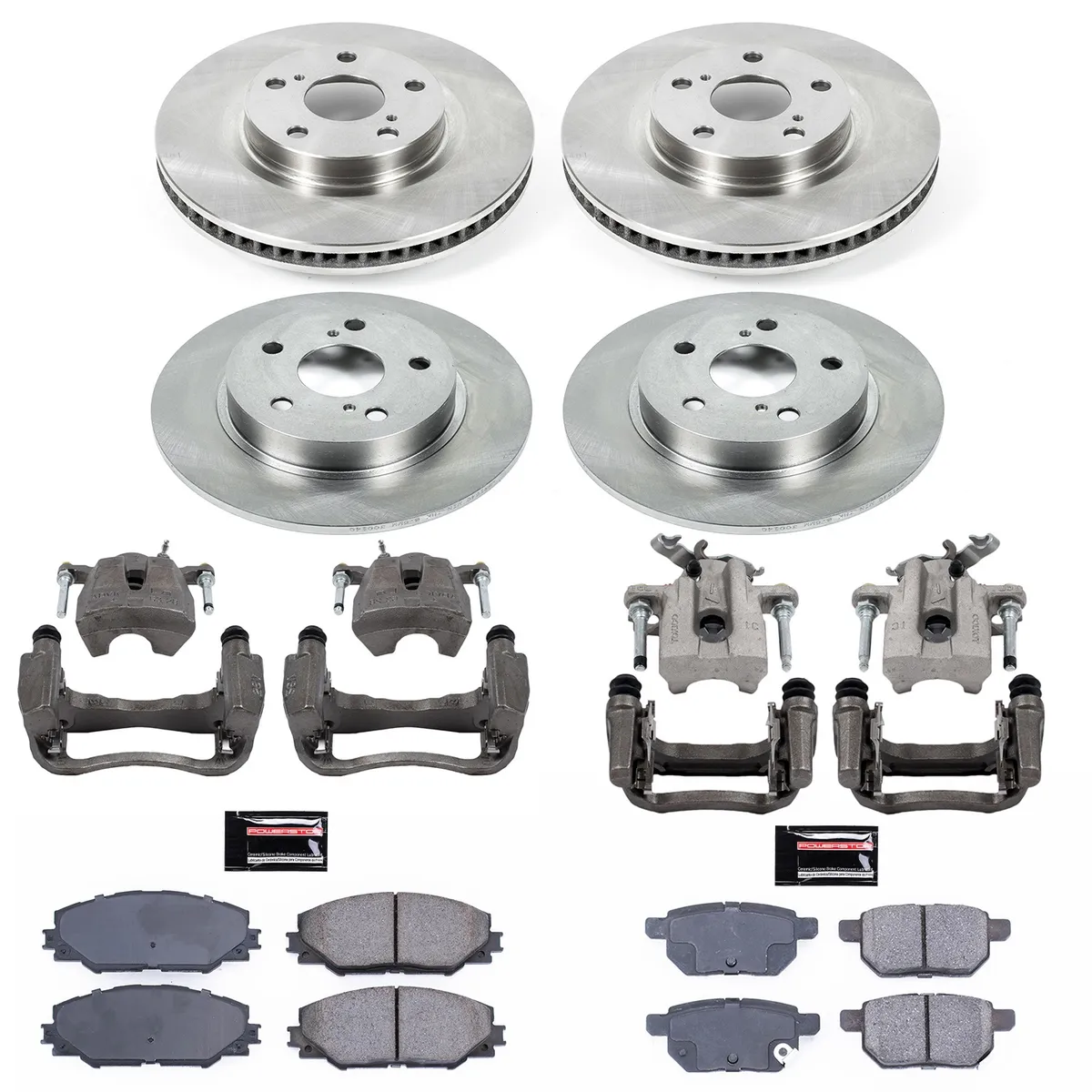 Z17 Direct Replacement Kit: Rotors; Ceramic Pads; Calipers product image