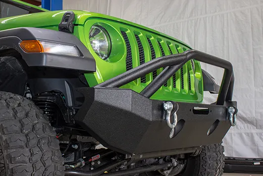 Fishbone Offroad Mid-Width Front Winch Bumper for 2018 & Up Jeep Wrangler/Gladiator FB22088 product image