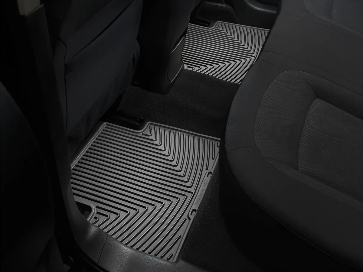 Weathertech 2008 + Nissan Rogue Black Rear Rubber Mats