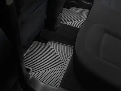 Weathertech 2008 + Nissan Rogue Black Rear Rubber Mats