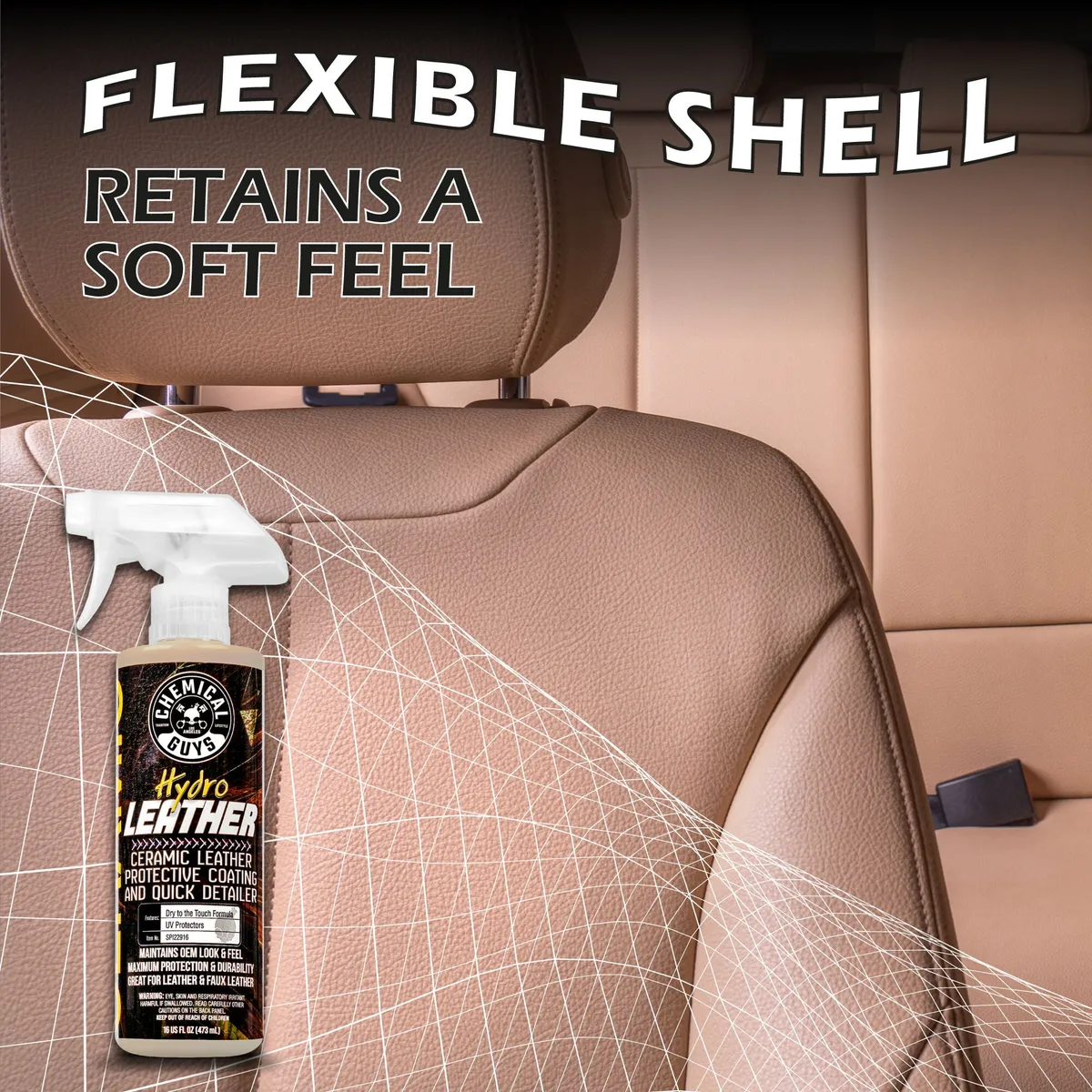 Chemical Guys HydroLeather Ceramic Leather Protective Coating/Detailer 16 Fl. Oz. product image