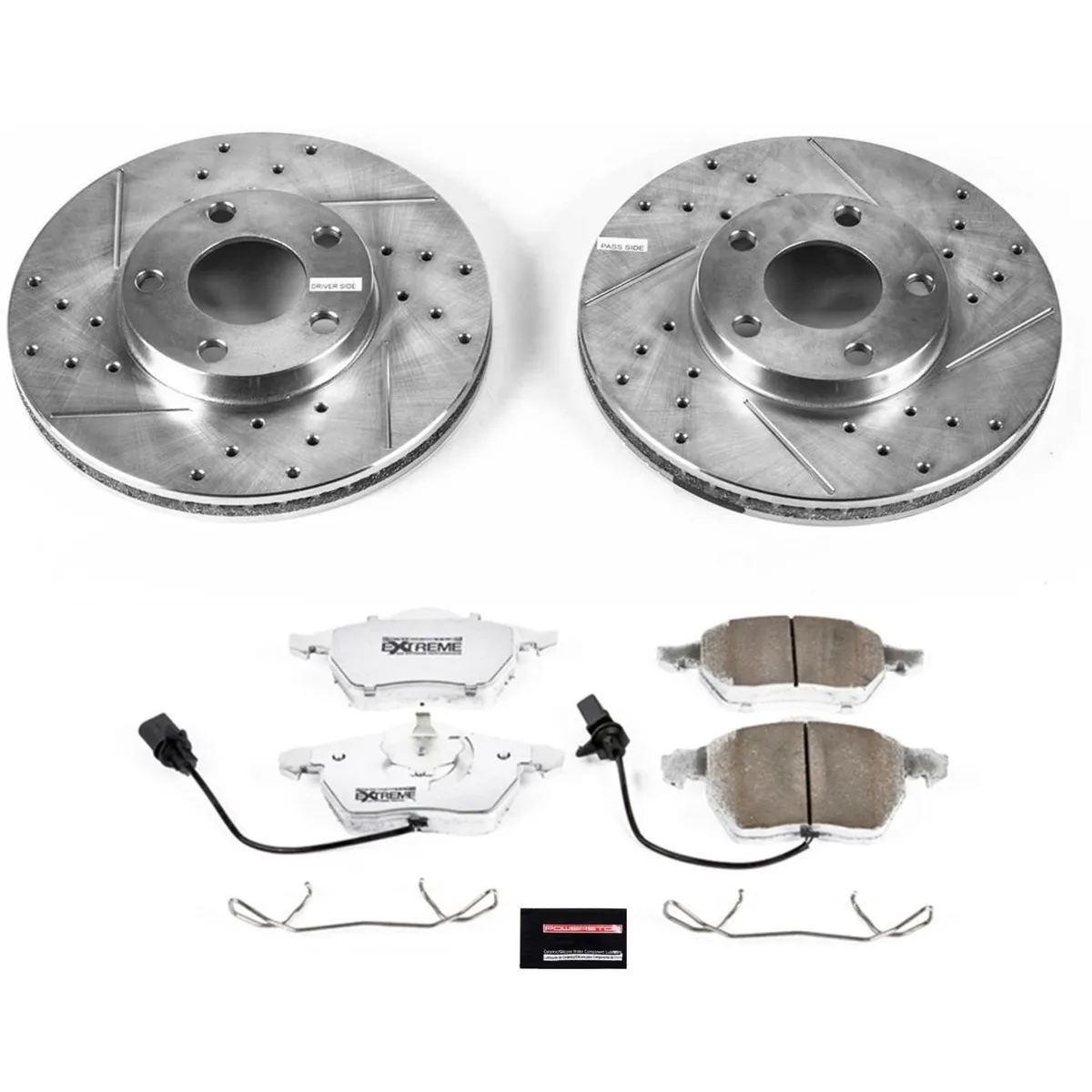 Z26 Street Warrior Upgrade Kit: Drilled/Slotted Rotors; Carbon-Fiber Ceramic Pads W/Hardware product image