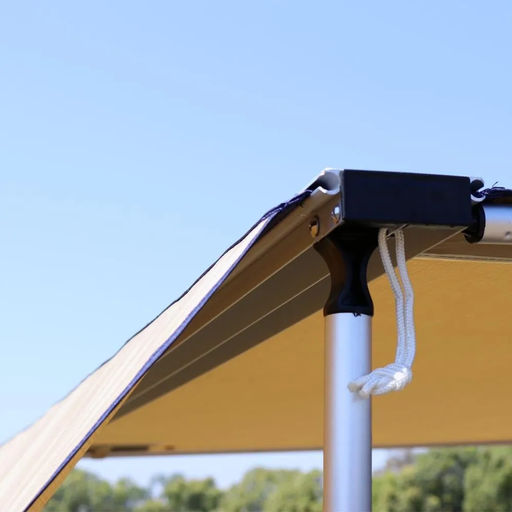 Truck or Car Awning Shade Wall, 4.5x6 Feet, Poly-Cotton Ripstop Fabric, Tan product image