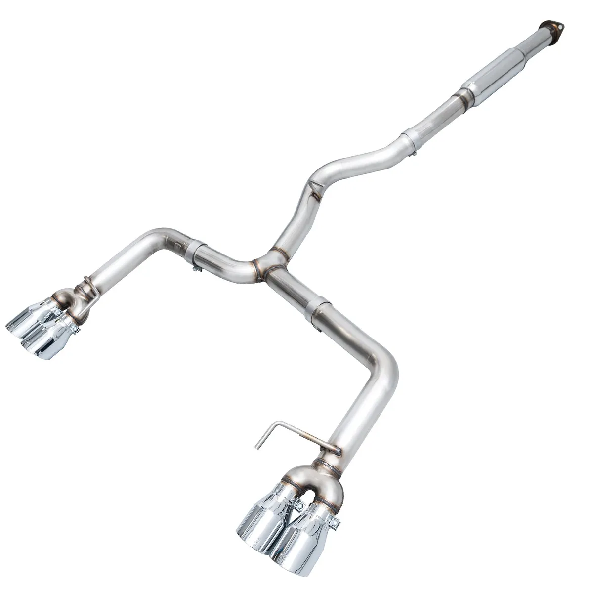 Awe Touring Edition Exhaust For va Sti / gv Wrx / gv Sti Sedan - Chrome Silver Quad Tips (102mm) product image