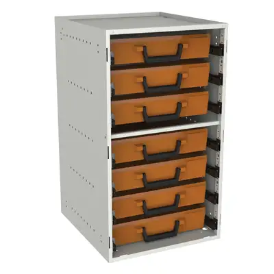 ROLACASE 7 Drawer Parts Org Cabinet Kit