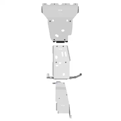 Asfir 4x4 Jeep Grand Cherokee WK2 Skid Plate Kit (3 Pcs) | without Urea Tank