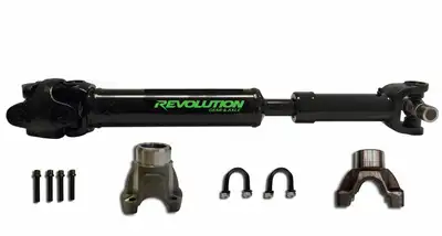 Revolution Gear & Axle Jeep Wrangler JK Rear 1310 CV Driveshaft 2 Door with Pinion Yoke Revolution Gear