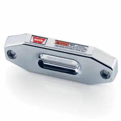 Warn WARN - Polished Aluminum Hawse Style; For Use with Synthetic Winch Rope