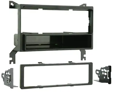 Metra Electronics Turbokits; Radio Installation Kit; Incl. Instructions/Hardware/Under-Radio Storage Pocket/Snap-In Iso Mount System Recessed Din Opening; High-Grade ABS Plastic;