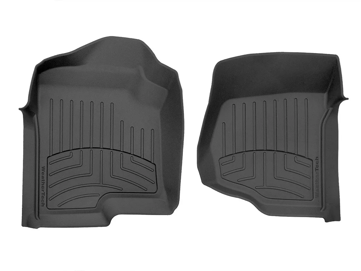 Black Front 3D Floor Mats GMC SierraSierra Denali 1500 2008 - 2013 product image
