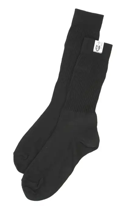 crow safety Black FR Blend SFI 3.3 Sock MEDIUMl 8-9