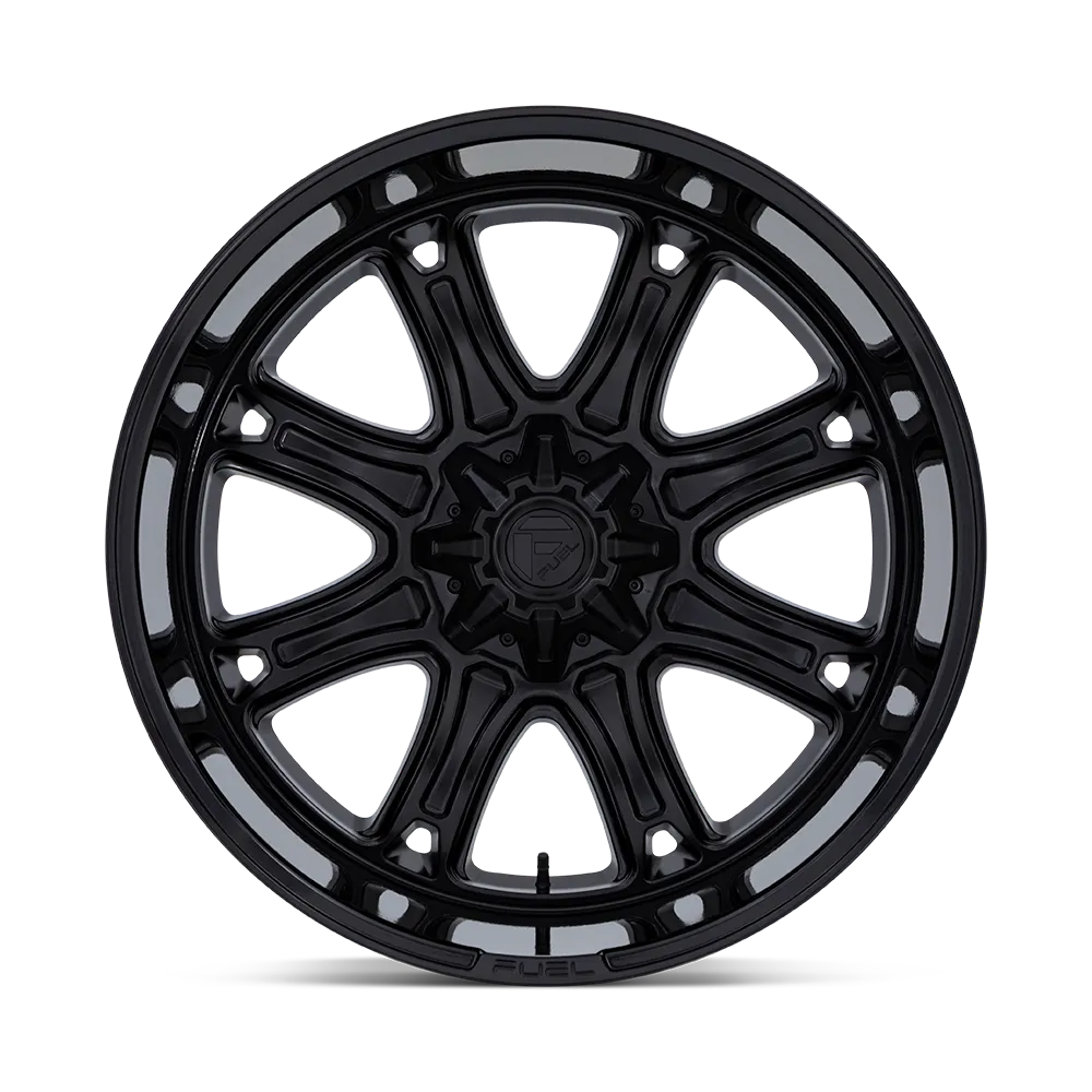 Fuel Wheels | Darkstar | Matte Black w/ Gloss Black Lip product image