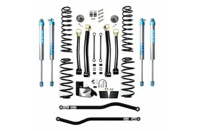 EVO Manufacturing Evo Manufacturing 4.5in Enforcer Stage 3 PLUS Lift Kit w/ King 2.0 Shocks - JL Diesel