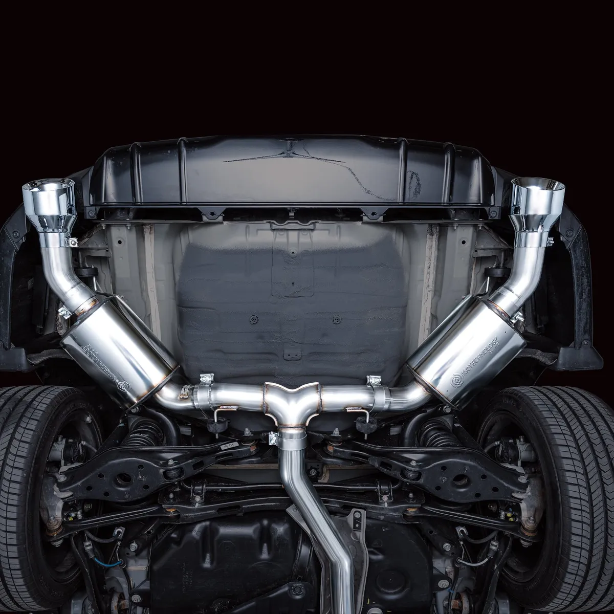AWE Touring Edition Exhaust for FE1 Civic SiDE4 Acura Integra - Dual Chrome Silver Tips product image