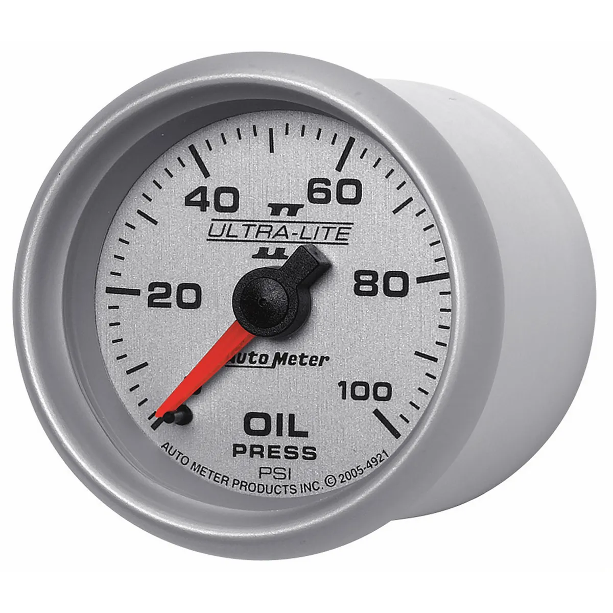 Gauge, Oil Pressure, 2 1/16", 100psi, Mechanical, Ultra-Lite II product image