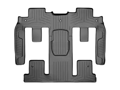 Weathertech BlackRearFloorLinerBuickEnclave2011-2017Covers2ndand3rdrowfootareas