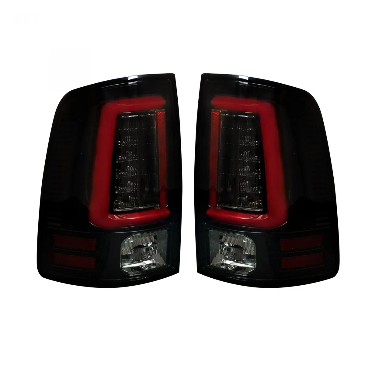 Dodge 09-18 RAM 1500 And 10-18 RAM 25003500 Oled Tail Lights Replaces Factory OEM Halogen Tail Lights - Smoked Lens product image