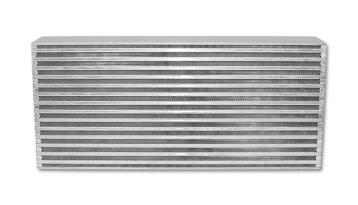 Intercooler Core; 22 in. Core Width; 3.25 in. Core Thickness; 9.25 in. Height; 6061 Aluminum; product image