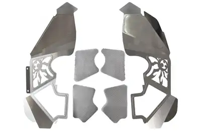 Poison Spyder Poison Spyder Vented Inner Fenders - Raw - JK