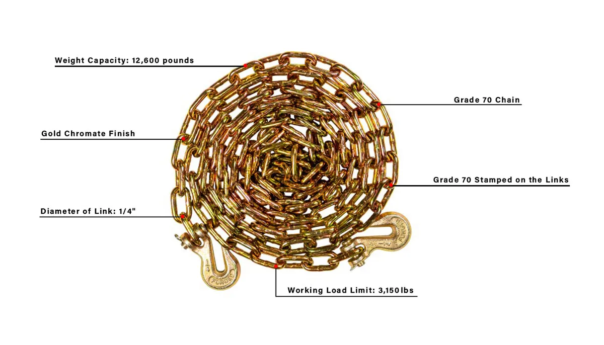 BulletProof Light Duty 1/4 x 12 Transport Chain BPLDTRANSPORT12 product image