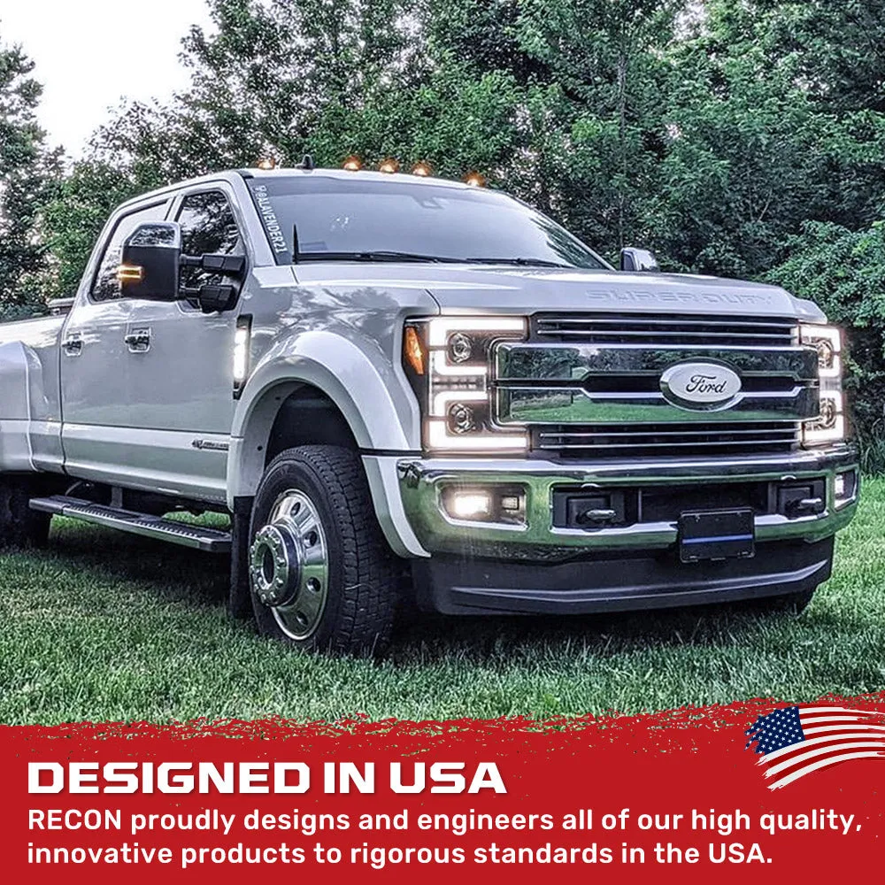 Ford Superduty 17-19 F250f350f450f550 Projector Headlights w Ultra High Power Smooth White Oled DRL And High Power a product image