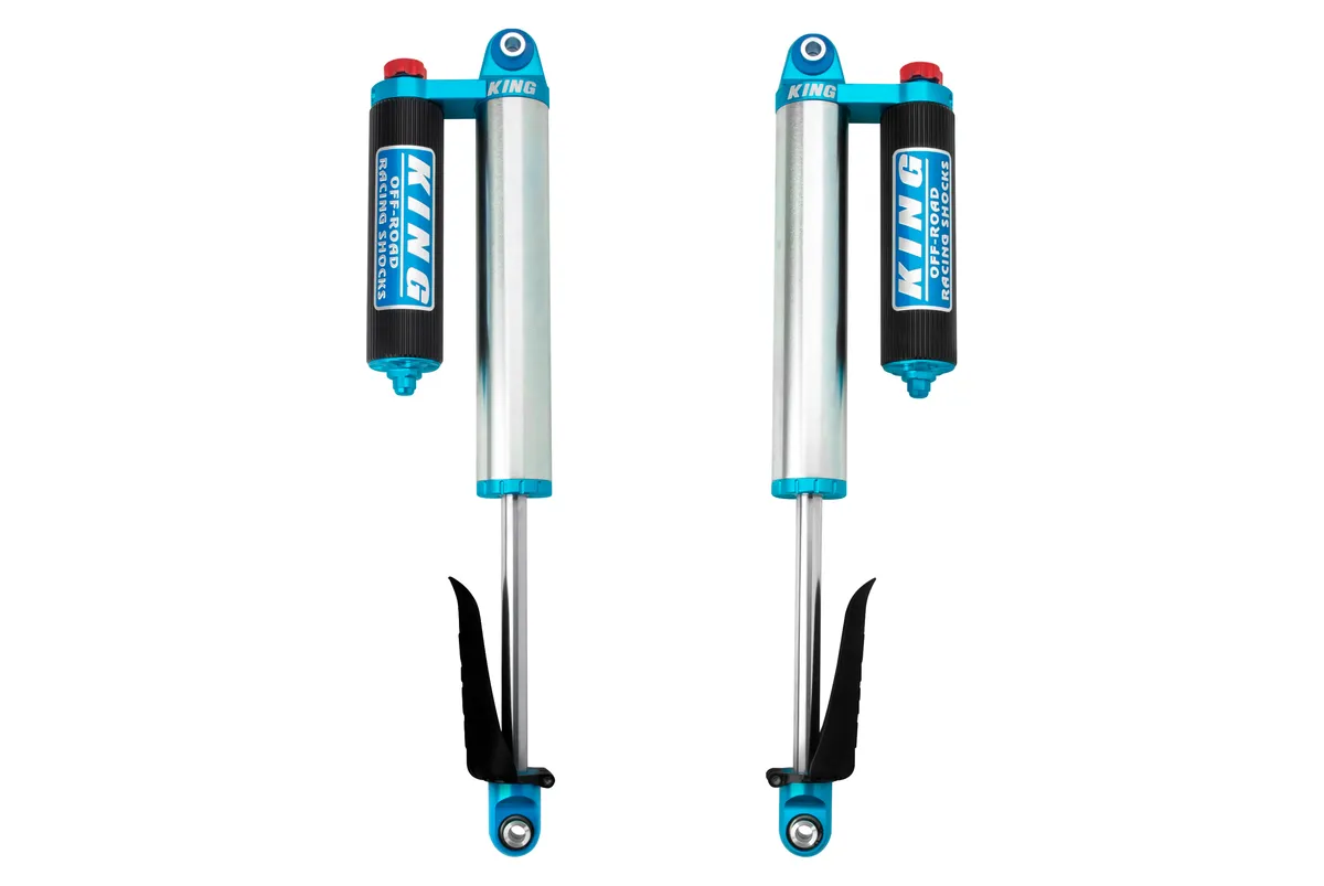 King Shocks 2.5 DIA. Piggyback Reservoir Rear Shocks w/ Adjuster, 2.5-5in Lift - Pair - JT product image