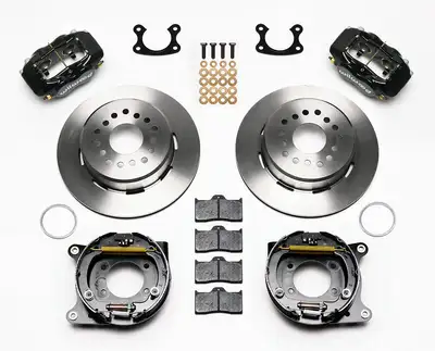 Wilwood Brakes Wilwood FDLI PS Park Brake Kit Red Small Ford 2.50in Offset