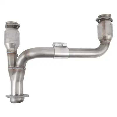 BBK Performance 2009-2023 RAM 1500 Hemi 5.7l High Flow Mid Pipe With Catalytic Converters For 1950 Series lt Headers