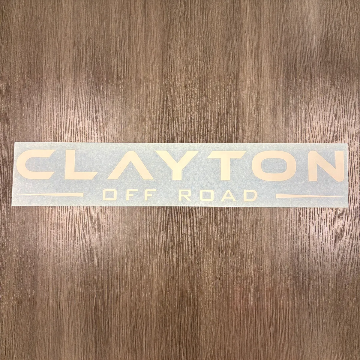 Clayton Off Road Window Sticker product image