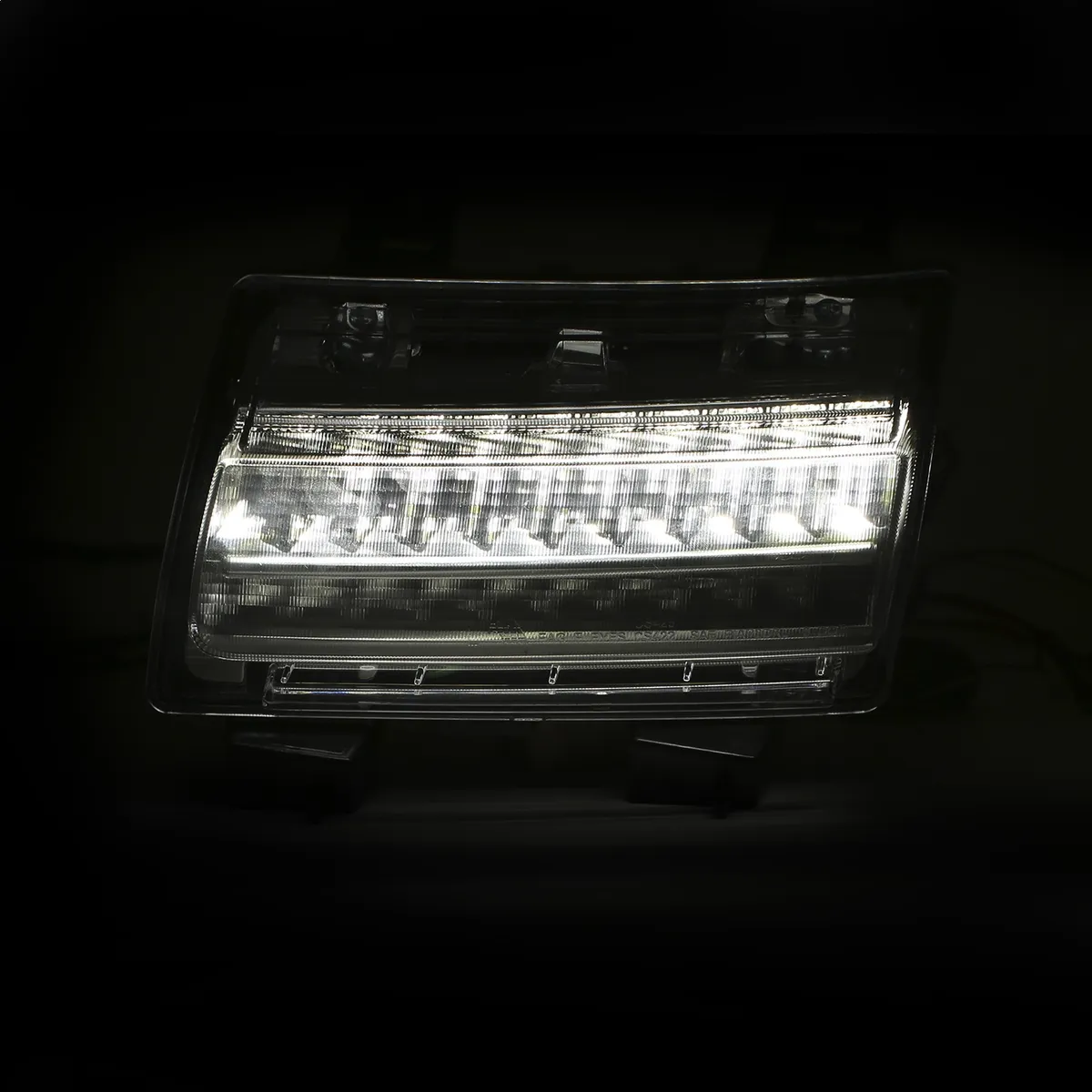 Side Marker Light Assembly; LED; Chrome Clear; w/Sequential Signal; Pair; product image