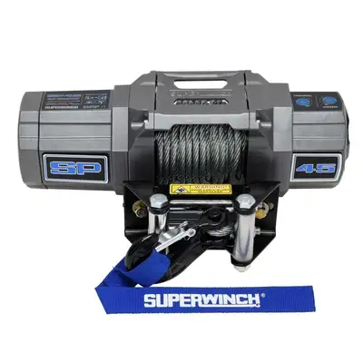 Superwinch SP 45 Powersports 4500lb 12V DC Winch with Steel Wire Rope Graphite - 1145240