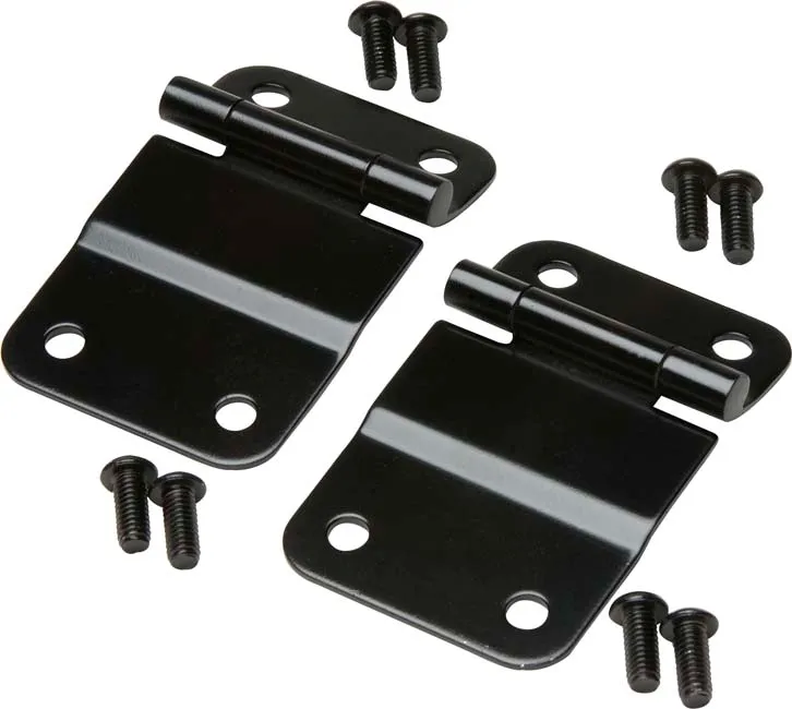 Jeep CJ Tailgate Hinge Pair 76-86 CJ7 Powdercoat Black Kentrol product image