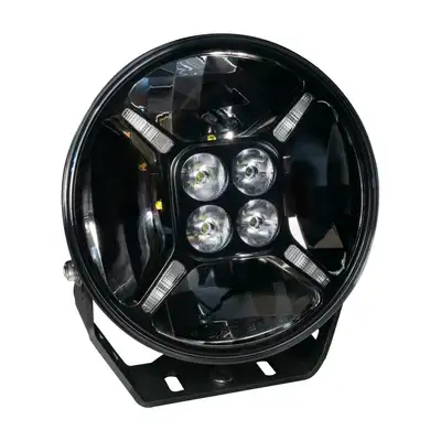 Oracle Lighting Oracle Lighting Exo 9" Multifunction 120w LED Spotlight - Round Post Mount