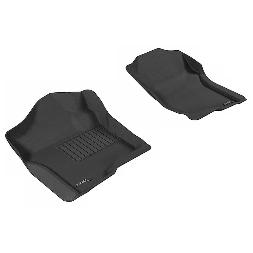 3D MAXpider Chevrolet Silverado Extended Cab Crew Cab Tahoe Suburban Gmc Sierra Extended Cab Crew Cab Yukon Yukon XL 2007-2013 Kagu Black r1