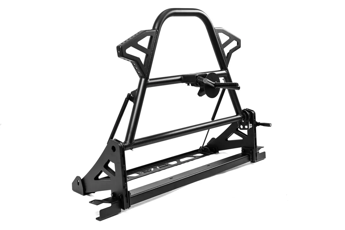 DV8 2020-2025 Jeep Gladiator JT DV8 Offroad Adjustable In-Bed Tire Carrier product image