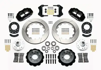 Wilwood Brakes 1963 - 1969 Ford, Mercury Forged Narrow Superlite 6R Big Brake Front Brake Kit (Hub) - 140-12638