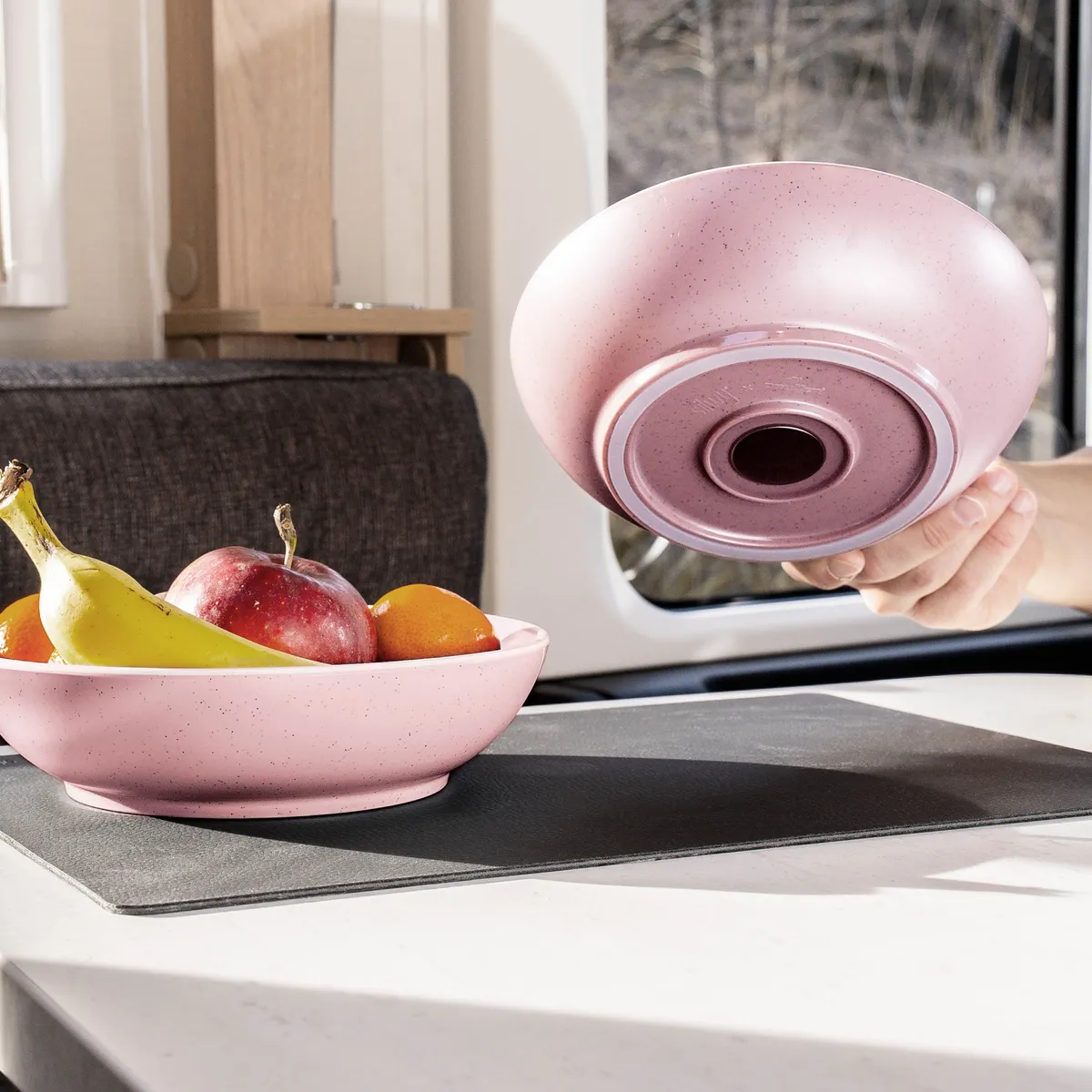 Magnetic Plastic Tableware Set DOLOMIT ROSE product image