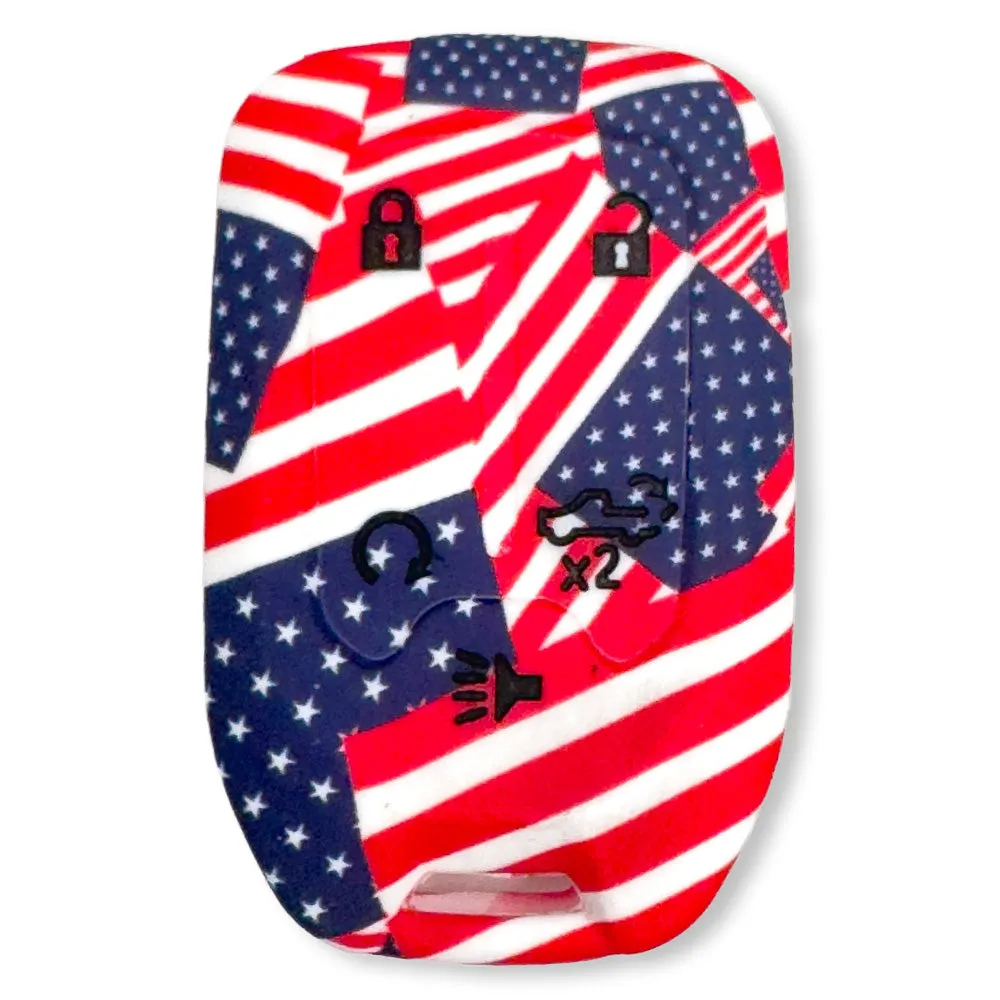 GMC & Chevy 19-21 Sierra & Silverado 1-Piece 100% Silicone Rubber Key Fob Cover - Multiple Colors product image