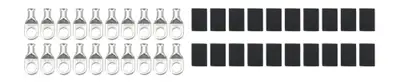 Quickcar Racing Products Ring Terminal 1/2in 4 Ga w/Heat Shrink 20pk