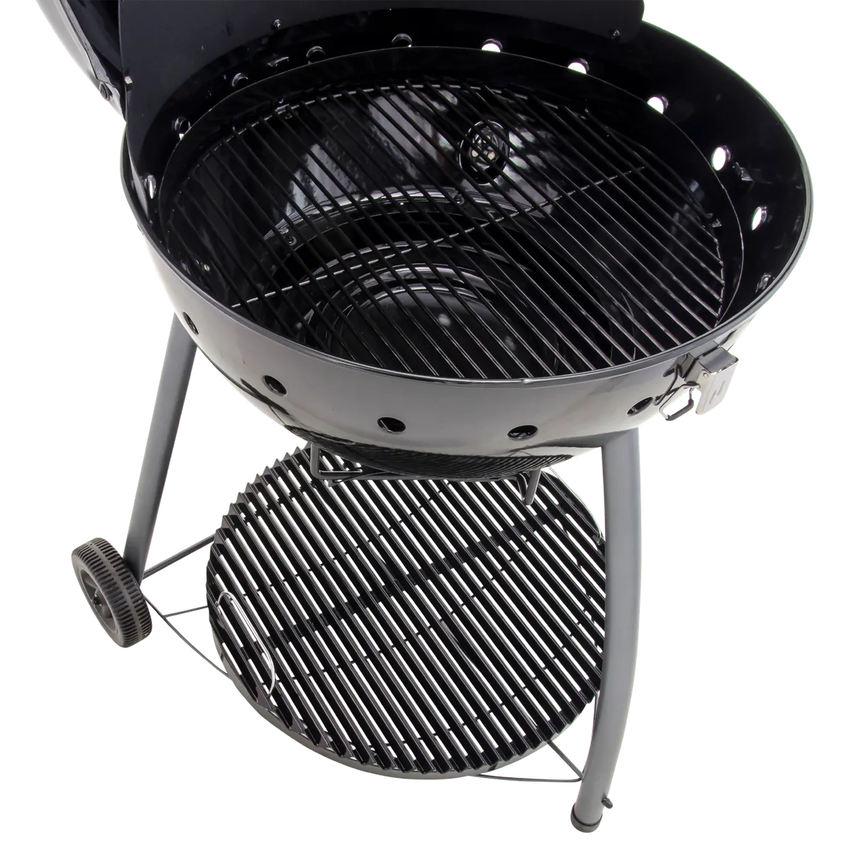 Kettleman® TRU-Infrared™ Charcoal Grill Black product image
