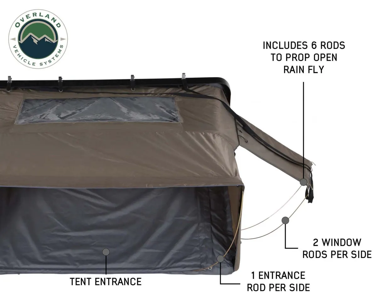 Best Hard Shell Rooftop Tent 18189901 Bushveld II Overland Vehicle Systems product image