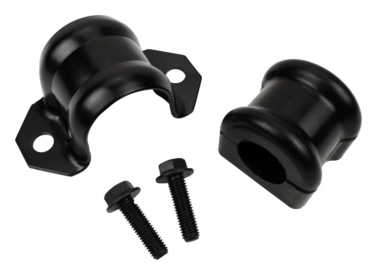 Sway Bar Bushing Bracket Kit; Front; Incl. Sway Bar Bushing Bracket/Sway Bar Bushing/ 2 Sway Bar Bushing Bracket Mounting Bolts; product image