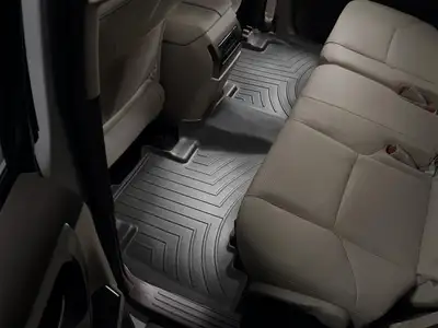 Weathertech 2010 + Toyota 4Runner Black Rear FloorLiner / 2010 + Lexus GX Black Rear FloorLiner