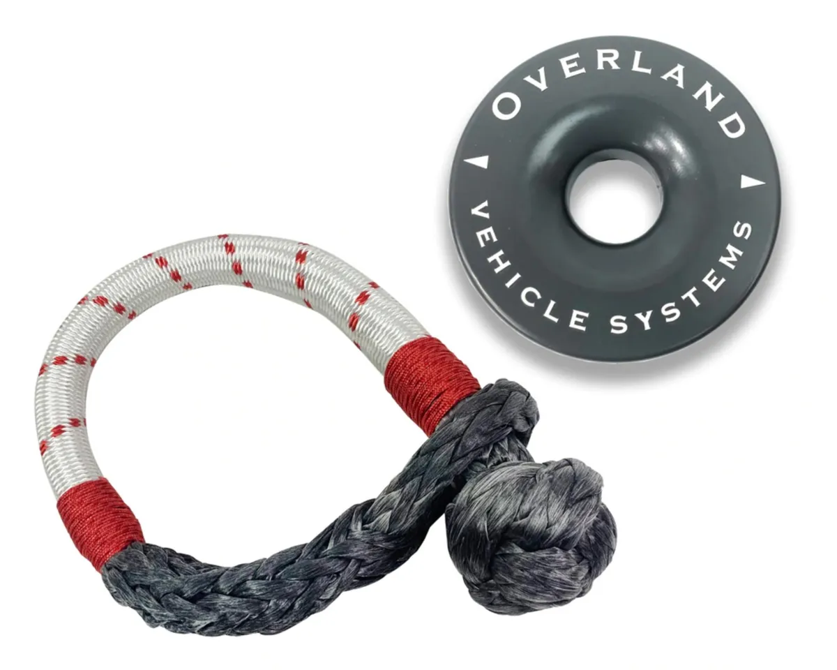 Combo Pack Soft Shackle 7/16in 41000 Lb. And Recovery Ring 4.0in 41000 Lb. Gra product image
