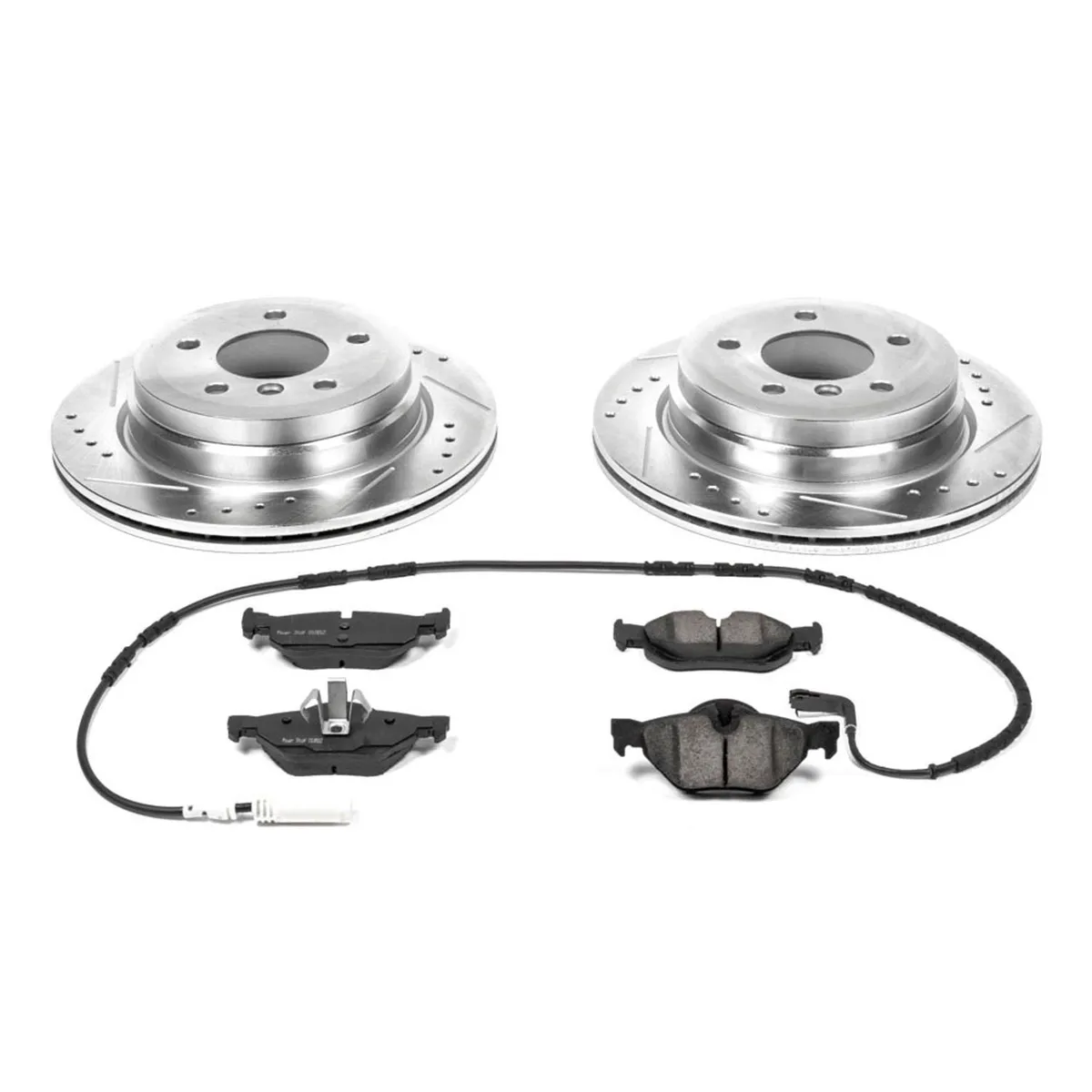 Z23 Evolution Sport Upgrade Kit: Drilled/Slotted Rotors; Carbon-Fiber Ceramic Pads W/Hardware; Pad Sensors product image