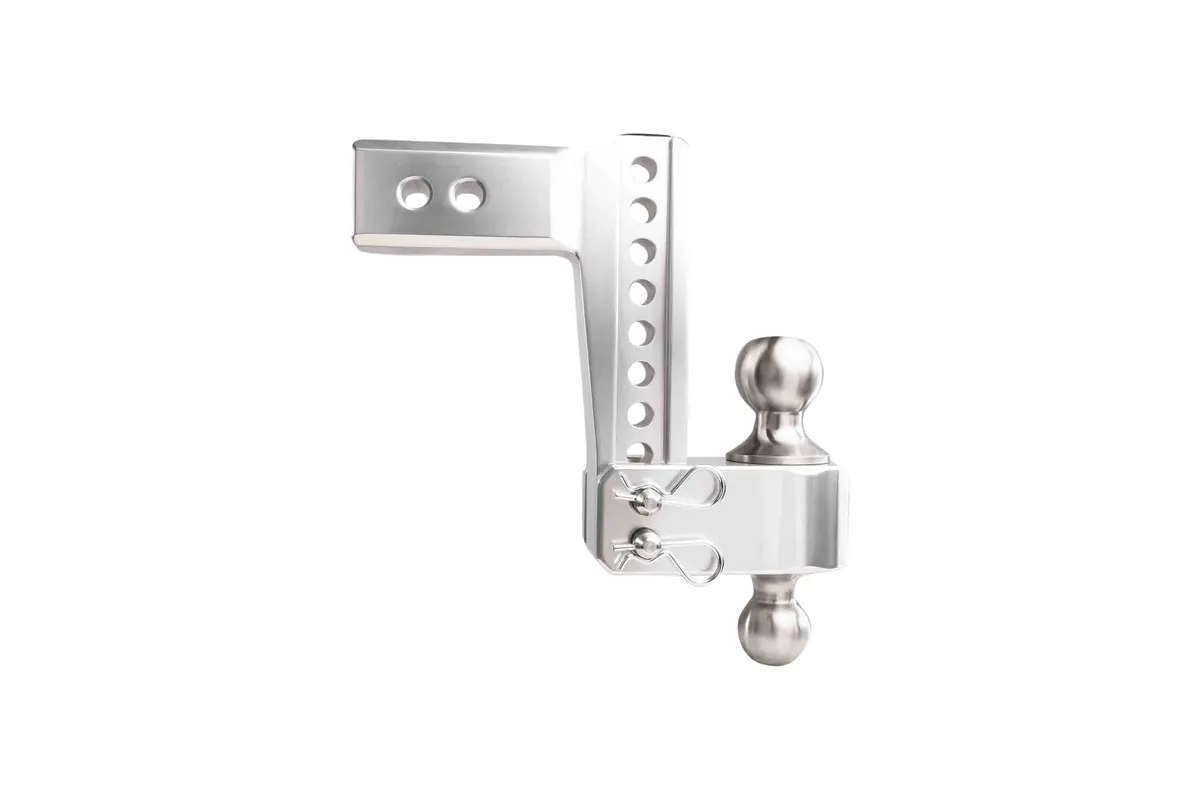 2.5" Aluminum Medium Duty Hitch 6" Drop/Rise w/ Stainless Steel Dual Ball product image