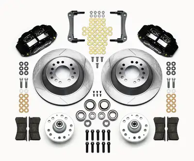 Wilwood Brakes 1979 - 1990 Buick, Chevrolet, Oldsmobile, Pontiac Forged Narrow Superlite 6R Big Brake Front Brake Kit (Hub and 1PC Rotor) - 140-12280