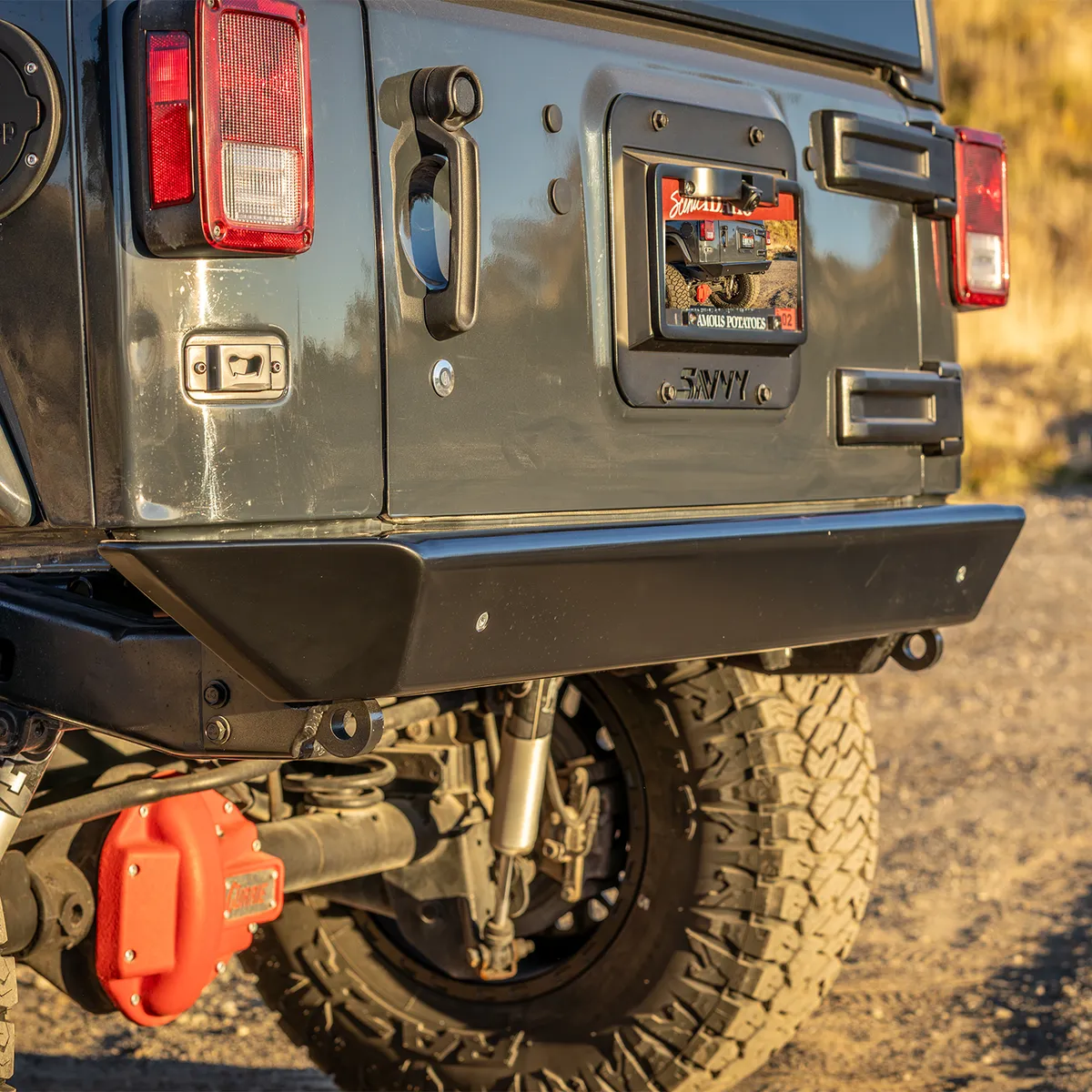 0718 Wrangler Legacy Rear Bumper Kit Raw product image