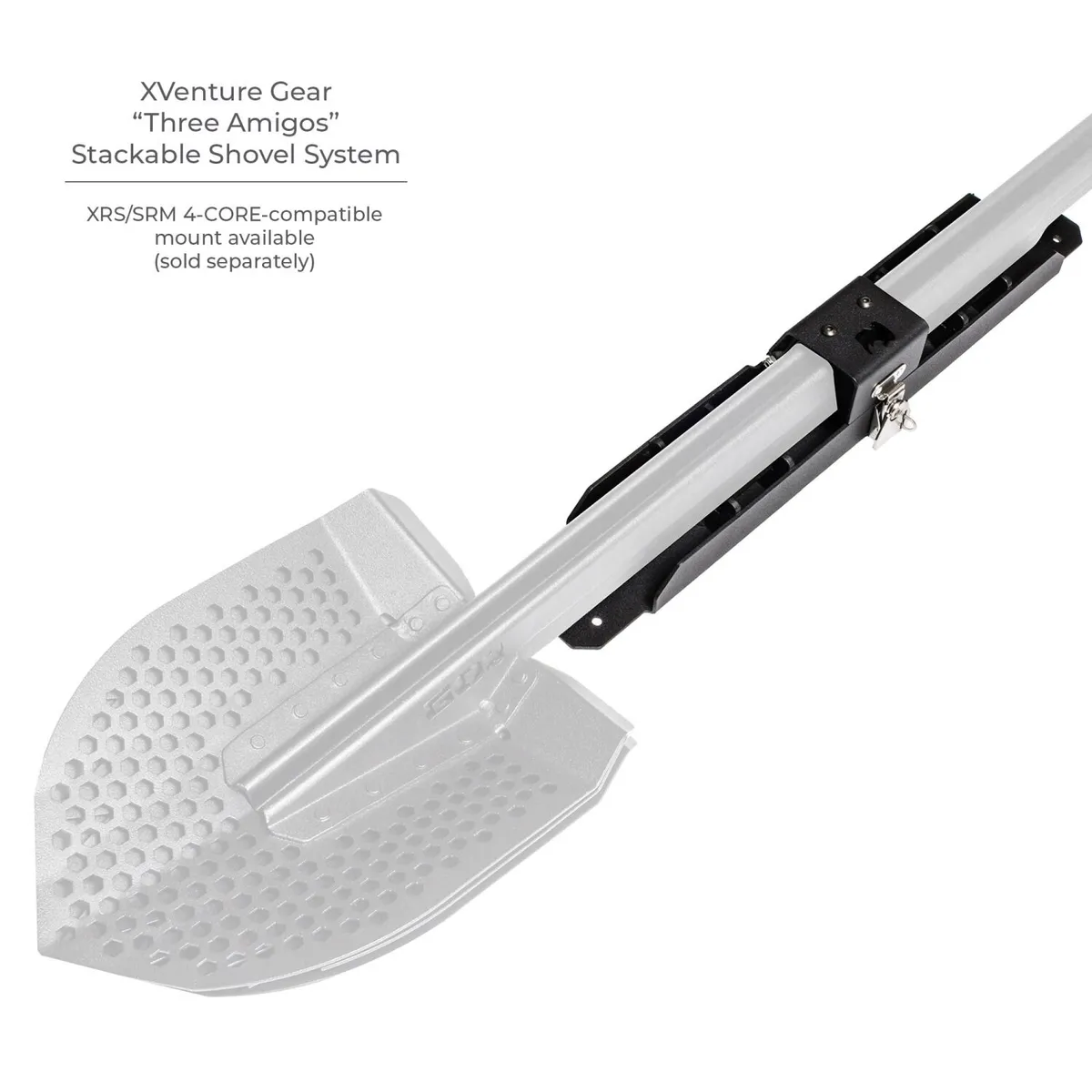 Go Rhino - XG-RS50010T - Xventure Gear - Spade Stackable Shovel - Textured Black product image